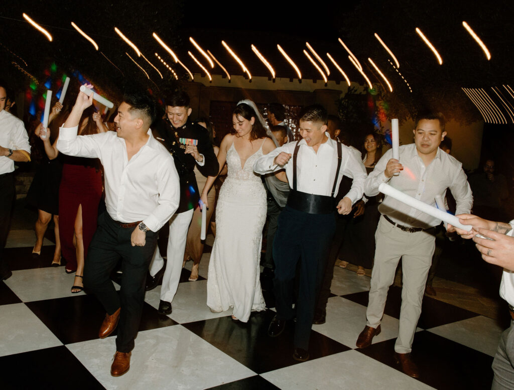 flash reception photos by orlando wedding photographer