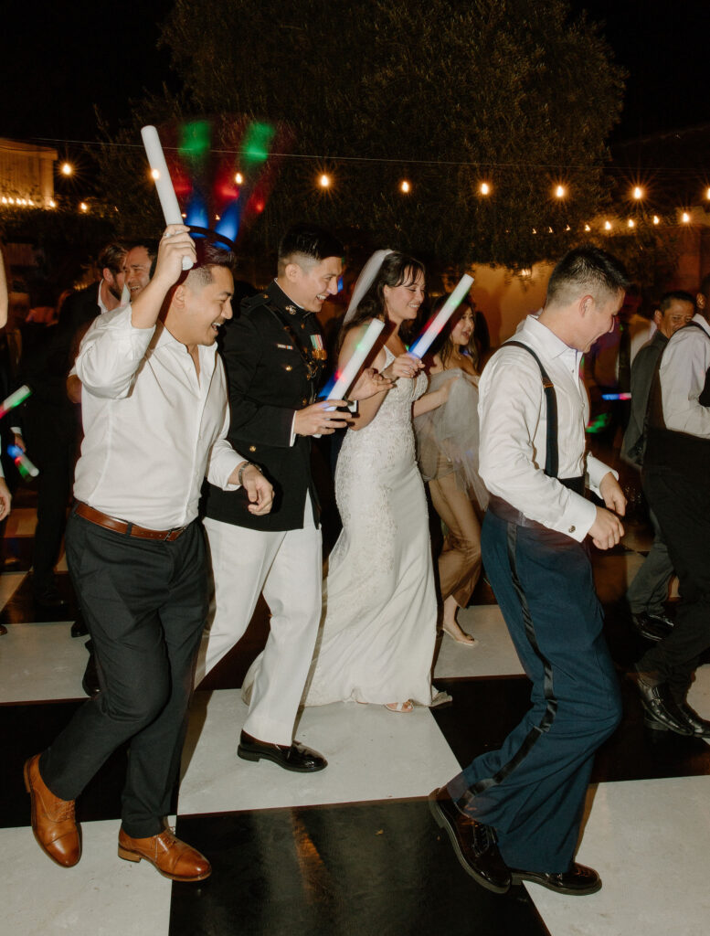 flash reception photos by orlando wedding photographer